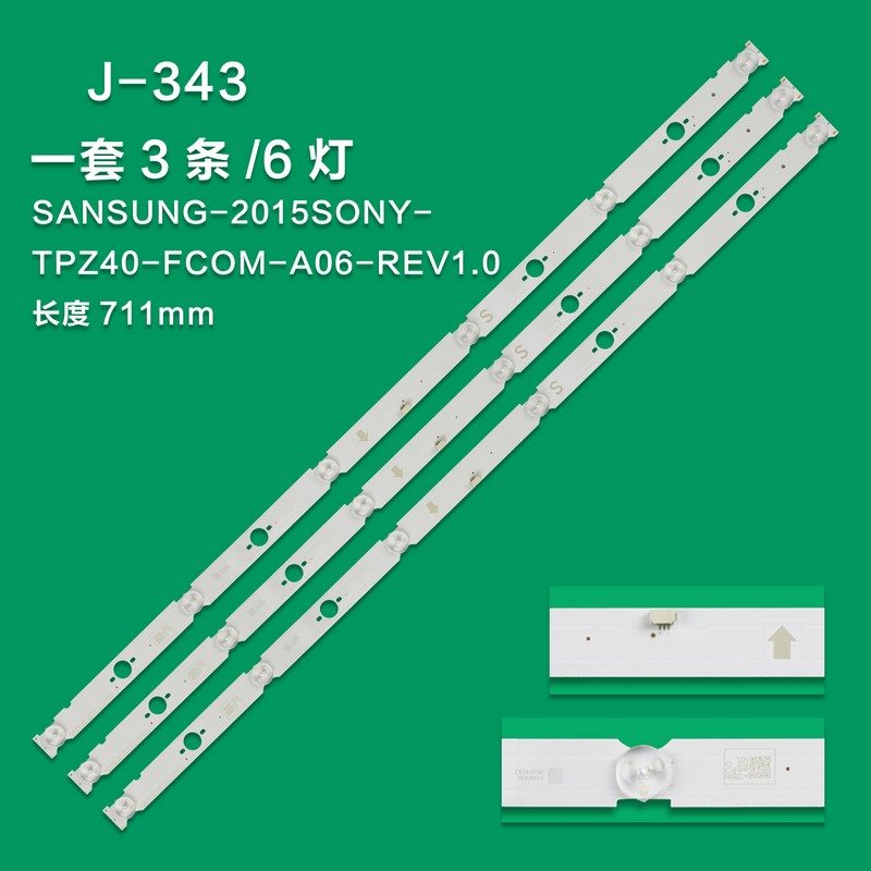 J-343 New LCD TV Backlight Strip 2015SONYTPZ40 For Sony  KDL-40WD653, KDL-40W650D, KDL-40W655D