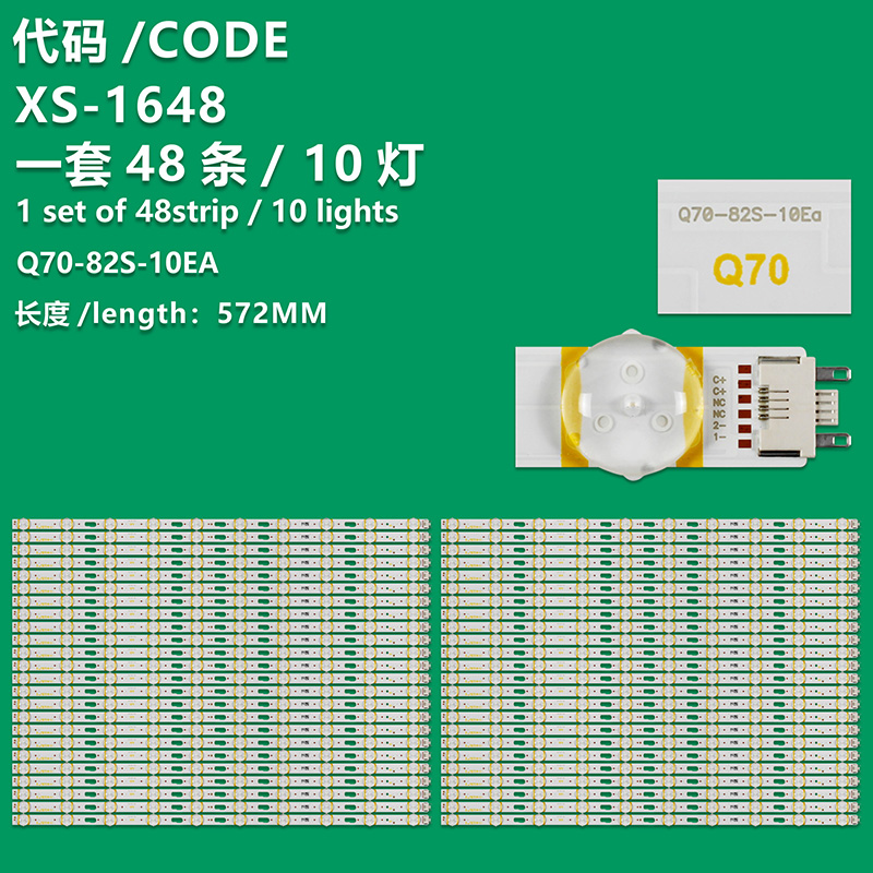 XS-1648 BN96-48107A LED Backlight Bars/Strips (48) QN82Q70RAF QN82Q7DRAF