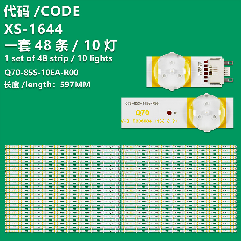 XS-1644 New LCD TV Backlight Strip Q70-85S-10EA-R00 BN96-49561A Suitable For  SAMSUNG QN85Q7DRAFXZA UN85TU800DFXZA QN85Q70RAFXZA 