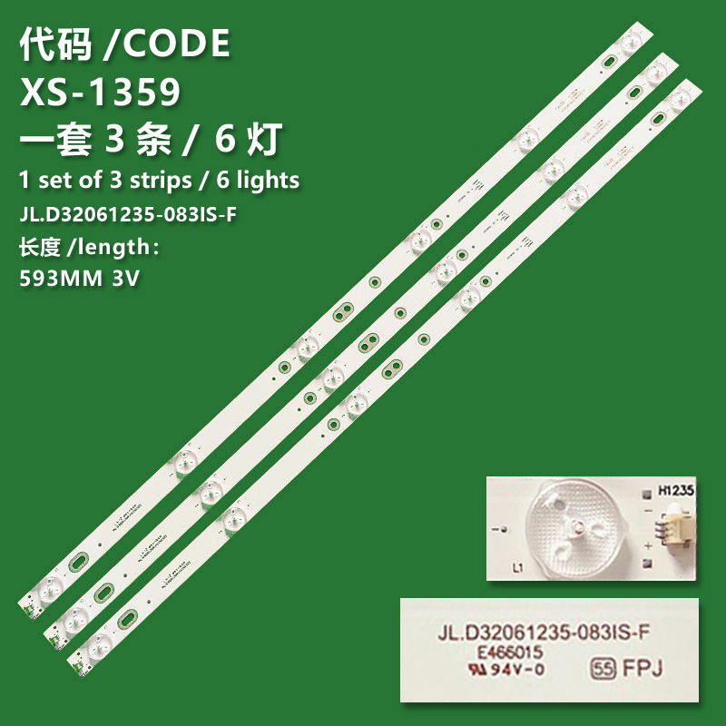 XS-1359 New LCD TV Backlight Strip JL.D32061235-083IS-F Suitable For Konka LED32G200