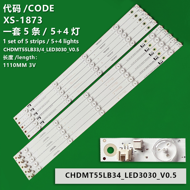 XS-1873 New LCD TV Backlight Strip LB-C550F14-E5-A-G1-SE-1/2 Suitable For Changhong 55U3C 55U1 55A1U