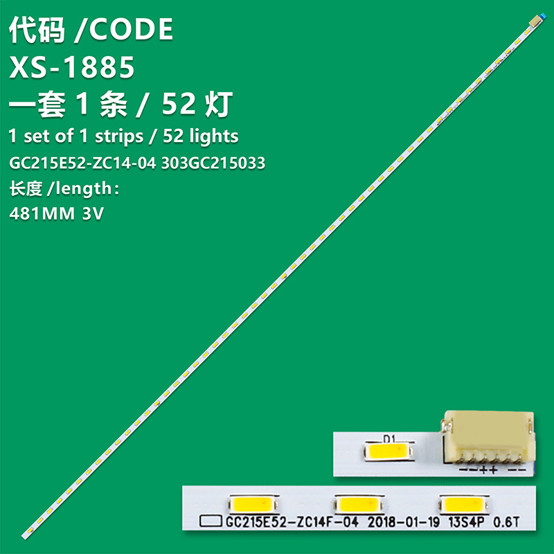 XS-1885 Brand New LCD TV Backlight GC215E52 ZC14-04-303 Gc215033/34476200014800 Is Suitable For The TV