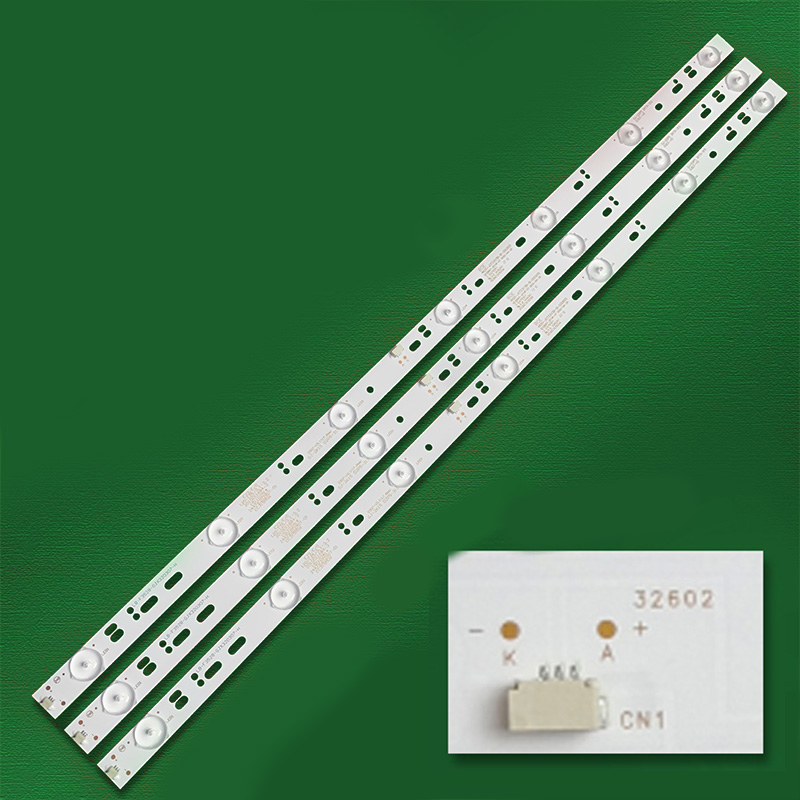 XS 3PCS=7LED New LCD TV Backlight Universal Light Strip 7 Lights Suitable For All Brands Of TV