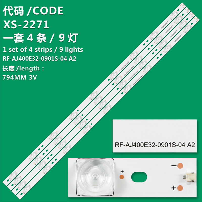 XS-2271 New LCD TV Backlight Strip RF-AJ400E32-0901S-04 A2 For SHARP LC-40CFF5221K